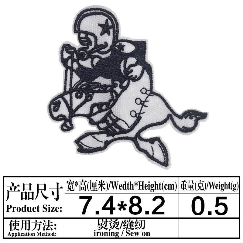 Wholesale  Team Logo Cloth Patch Sports DIY Patches